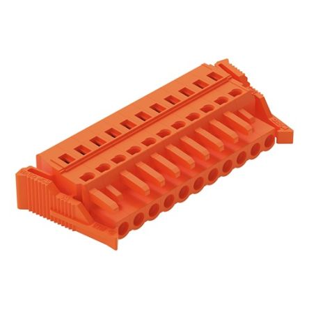 WAGO 231 Series Connector, 11-Pole, Female, 11-Way, Snap-In, 16A [231-311/037-000]; 278-3186