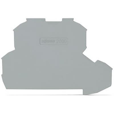 WAGO TOPJOB S Series End Plate for Use with DIN Rail Terminal Block [2000-2291]; 278-3212