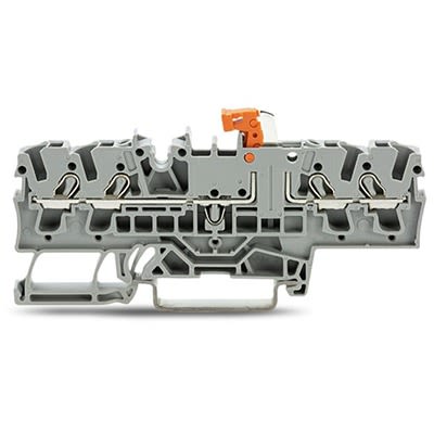 WAGO 2002-1871 TOPJOB S Series Grey, 2.5mm², 1-Level, Push-In Cage Clamp Termination, ATEX, EAC Ex, IECEx [2002-1871]; 278-3236