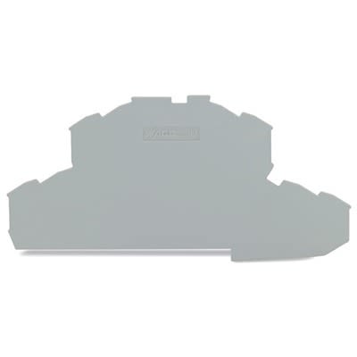 WAGO TOPJOB S Series End And Intermediate Plate for Use with DIN Rail Terminal Block [2002-2491]; 278-3242