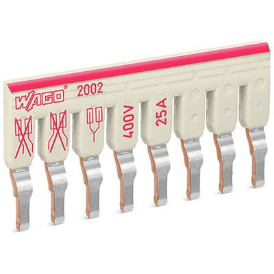 WAGO TOPJOB S Series Staggered Jumper for Use with DIN Rail Terminal Block, 25A [2002-478]; 278-3263