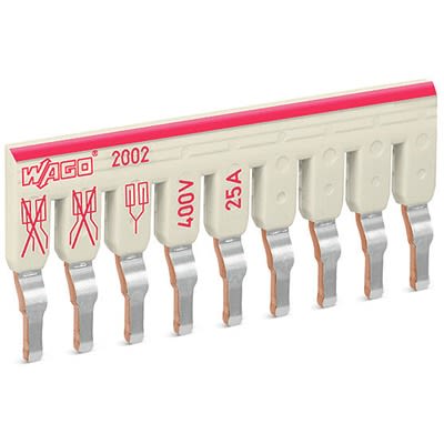 WAGO TOPJOB S Series Staggered Jumper for Use with DIN Rail Terminal Block, 25A [2002-479]; 278-3265