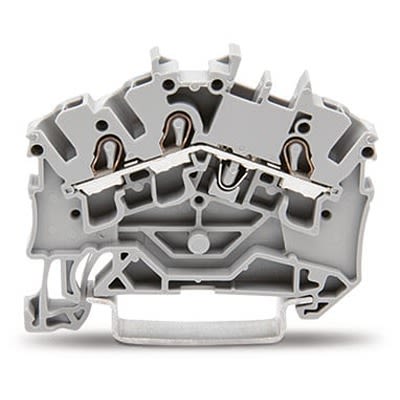 WAGO 2002-6301 TOPJOB S Series Grey, 2.5mm², 1-Level, Push-In Cage Clamp Termination, ATEX, EAC Ex, IECEx [2002-6301]; 278-3269