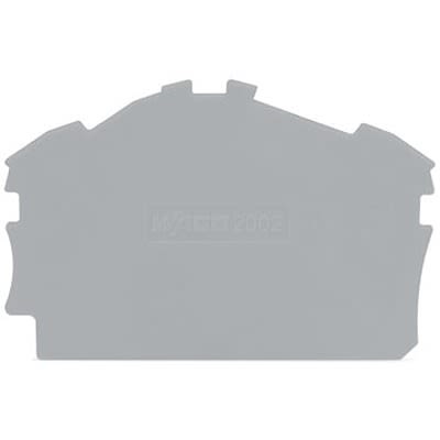 WAGO TOPJOB S Series End And Intermediate Plate for Use with DIN Rail Terminal Block [2002-6391]; 278-3273