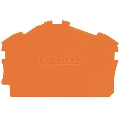 WAGO TOPJOB S Series End And Intermediate Plate for Use with DIN Rail Terminal Block [2002-6392]; 278-3275