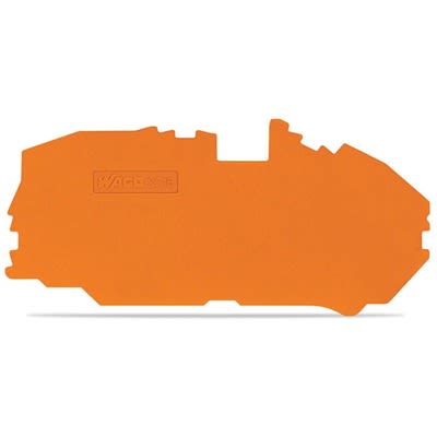 WAGO TOPJOB S Series End And Intermediate Plate for Use with DIN Rail Terminal Block [2016-7692]; 278-3336