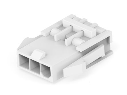 TE Connectivity Rectangular Connector Housings, 3 Way, 9A, PIN, VAL-U-LOK, Panel Mount [2386014-3]; 278-3364