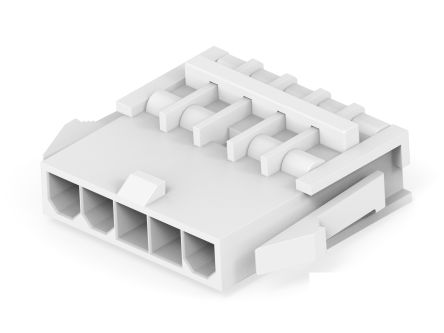 TE Connectivity Rectangular Connector Housings, 5 Way, 9A, PIN, VAL-U-LOK, Panel Mount [2386014-5]; 278-3370