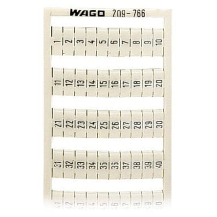 WAGO, 209 Marking Card [209-766]; 278-3755
