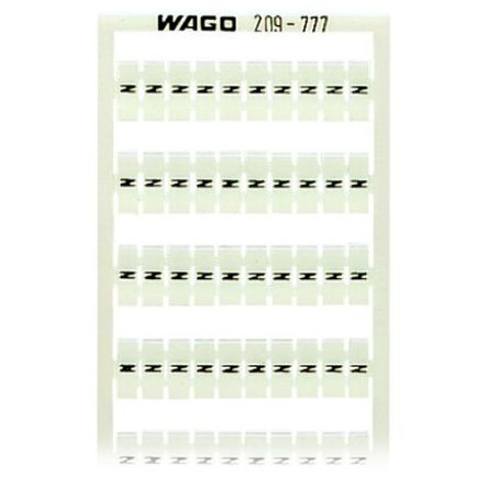 WAGO, 209 Marker Card for use with  for use with Terminal Blocks [209-777]; 278-3760