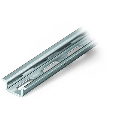 WAGO Steel DIN Rail, Deep Top Hat Compatible, 2000mm x 15mm x 6mm [210-111]; 278-3857
