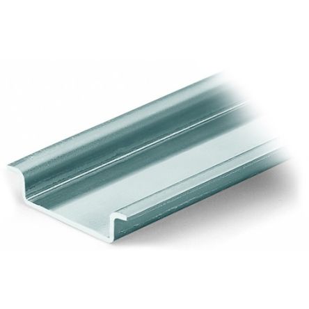WAGO Steel Top Hat DIN Rail, 35mm x 8mm x 2000mm [210-113]; 278-3859