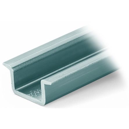 WAGO Steel Top Hat DIN Rail, 35mm x 15mm x 2000mm [210-118]; 278-3862