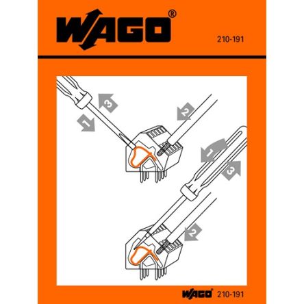 WAGO Pre-Printed Label. Quantity: 100EA [210-191]; 278-3875