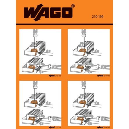 WAGO Pre-Printed Label [210-199]; 278-3879