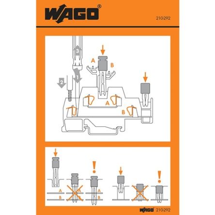 WAGO Pre-Printed Label. Quantity: 100EA [210-292]; 278-3884