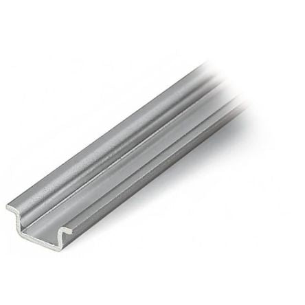 WAGO Steel DIN Rail, Deep Top Hat Compatible, 2000mm x 15mm x 6mm [210-295]; 278-3885