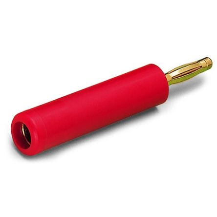 WAGO Red Male Test Plug, 2mm Connector, Plug-In Termination [210-297]; 278-3888