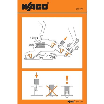 WAGO Pre-Printed Label. Quantity: 1000EA [210-370]; 278-3947
