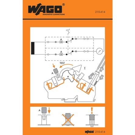 WAGO Pre-Printed Label. Quantity: 1000EA [210-414]; 278-3955