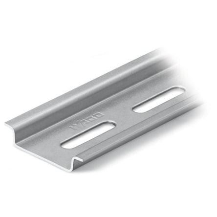 WAGO Steel Slotted Support Rail, 35mm x 8mm x 2000mm [210-504]; 278-3964