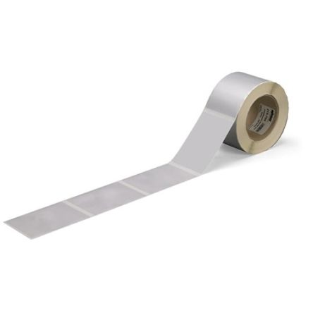 WAGO 210 Silver Label, 100mm Width, 70mm Height, 500Per Roll Qty [210-704]; 278-3976