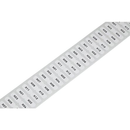 WAGO Yellow Adhesive Printer Label, Pack of 3000EA [210-805/000-002]; 278-3983
