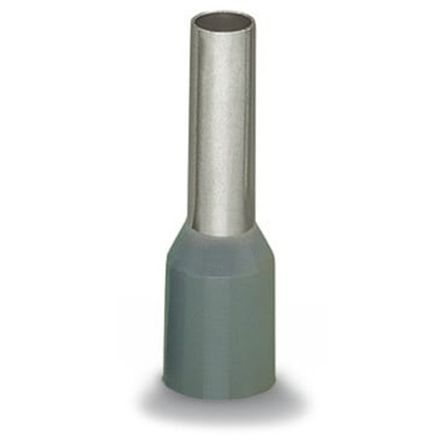 WAGO, 216 Insulated Ferrule, 20mm Pin Length, 5.4mm Pin Diameter, Grey [216-287]; 278-4072
