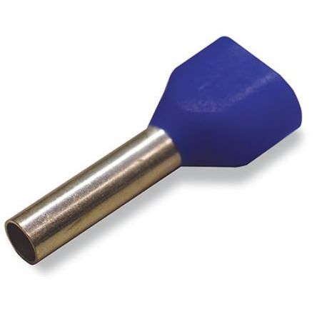 WAGO, 216 Insulated Ferrule, 21mm Pin Length, 2.8mm Pin Diameter, Blue [216-545]; 278-4078
