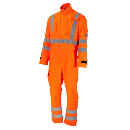 ProGARM Orange Reusable Coverall, 52 in [4693-HVO-R52]; 278-4572