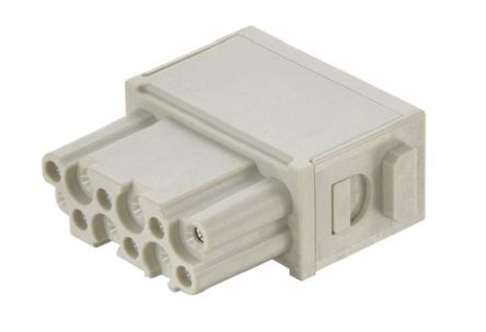 HARTING Heavy Duty Power Connector Module, 10A, Female, Han-Modular Series, 12 Contacts [09140125101]; 278-5086