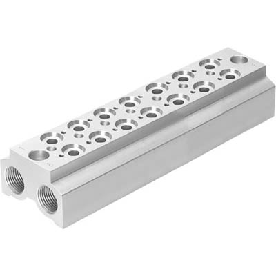 Festo CPE10 Pneumatic Manifold Fitting NPT 1/4 NPT 1/4 [CPE10-3/2-PRS-1/4-7-NPT]; 278-5217
