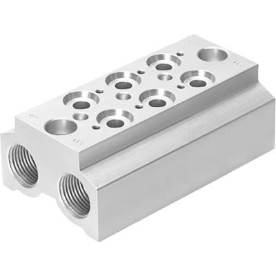 Festo CPE14 Pneumatic Manifold Fitting NPT 3/8 NPT 3/8 [CPE14-3/2-PRS-3/8-3-NPT]; 278-5224