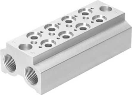 Festo CPE14 Pneumatic Manifold Fitting NPT 3/8 NPT 3/8 [CPE14-3/2-PRS-3/8-4-NPT]; 278-5225