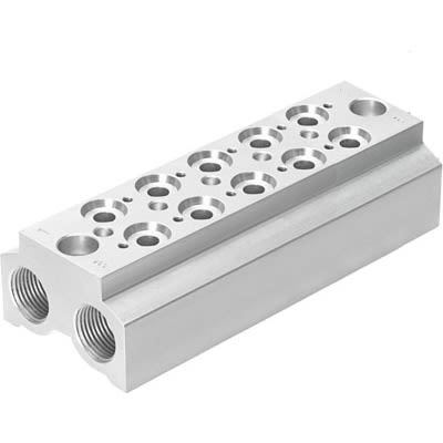 Festo CPE14 Pneumatic Manifold Fitting NPT 3/8 NPT 3/8 [CPE14-3/2-PRS-3/8-5-NPT]; 278-5226