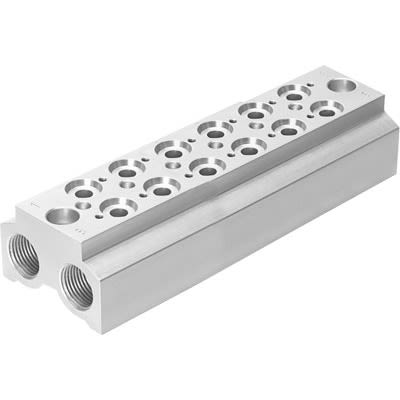 Festo CPE14 Pneumatic Manifold Fitting NPT 3/8 NPT 3/8 [CPE14-3/2-PRS-3/8-6-NPT]; 278-5227