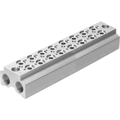 Festo CPE14 Pneumatic Manifold Fitting NPT 3/8 NPT 3/8 [CPE14-3/2-PRS-3/8-8-NPT]; 278-5229