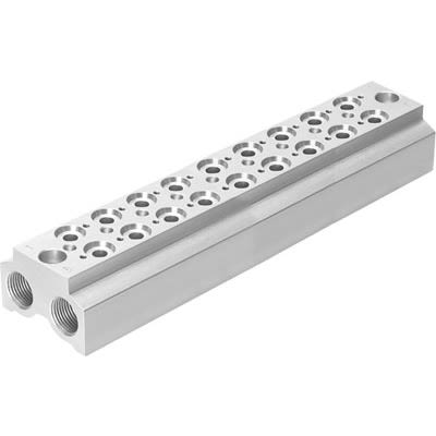 Festo CPE14 Pneumatic Manifold Fitting NPT 3/8 NPT 3/8 [CPE14-3/2-PRS-3/8-9-NPT]; 278-5230