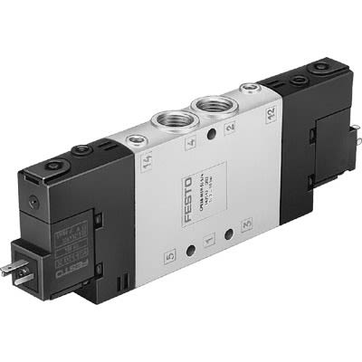 Festo Pneumatic Solenoid Valve -, 163767 [CPE18-M2H-5JS-1/4]; 278-5267