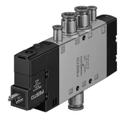 Festo Pneumatic Solenoid Valve -, 163774 [CPE18-M2H-5LS-QS-8]; 278-5272