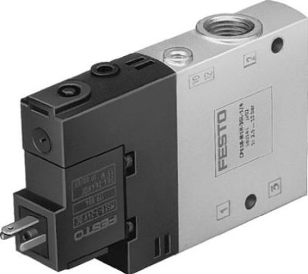 Festo Pneumatic Solenoid Valve -, 163788 [CPE18-M3H-3OLS-1/4]; 278-5276