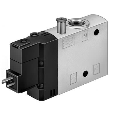 Festo Pneumatic Solenoid Valve -, 163836 [CPE24-M3H-3OLS-3/8]; 278-5346