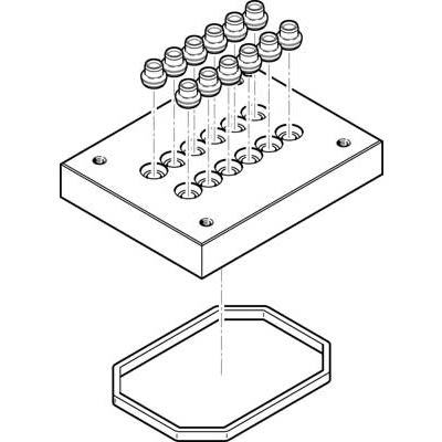 Festo CPV10 Multi Pin, 538813 [CPV10-VI-P6-M7-D]; 278-5380