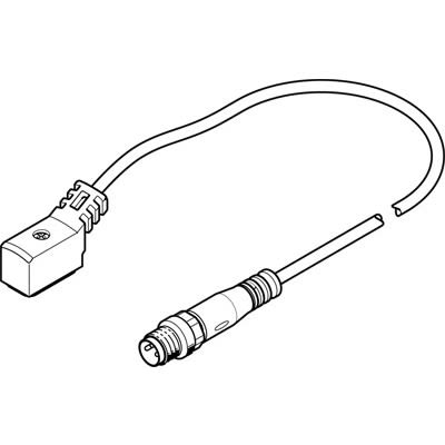 Festo NEBV Cable, 8047684 [NEBV-Z4WA2L-R-E-2.5-N-M8G3-S1]; 278-5477