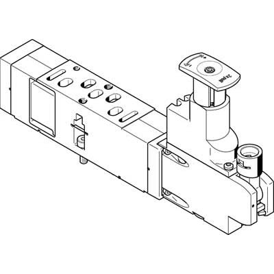 Festo VABF Regulator Plate, 546791 [VABF-S3-1-R7C2-C-6]; 278-5511