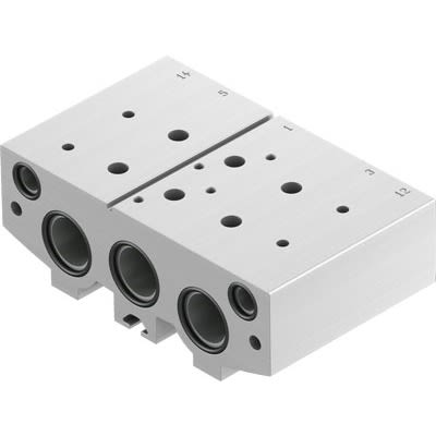 Festo VABM Pneumatic Manifold Fitting G 3/8 G 3/8 [VABM-B10-20EEE-G38-2]; 278-5516