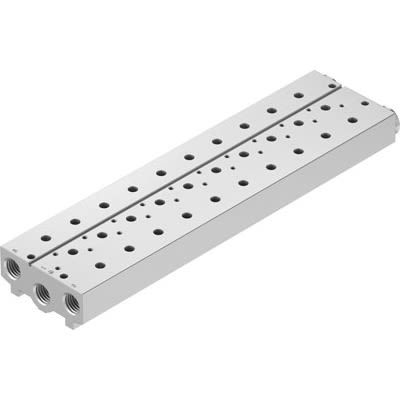 Festo VABM Pneumatic Manifold Fitting G 3/8 G 3/8 [VABM-B10-25S-G38-9]; 278-5556