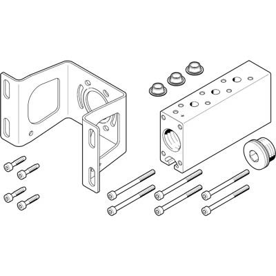 Festo VABM Manifold G 3/4 G 3/4 [VABM-B10-30-G34-3-P53-E]; 278-5580