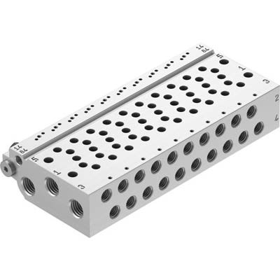 Festo VABM Pneumatic Manifold Fitting G 1/8 G 1/8 [VABM-L1-10HW-G18-14]; 278-5625