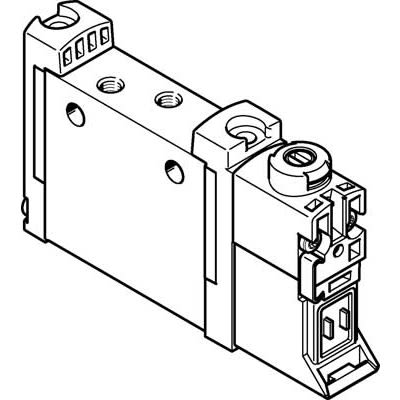 Festo Pneumatic Solenoid Valve -, 566443 [VUVG-L10A-M52-RZT-M3-1P3]; 278-5971